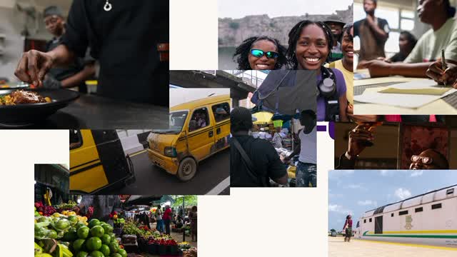 The world the sound had to belong to. Everyday Nigerian life, from Kuda's More Life film.